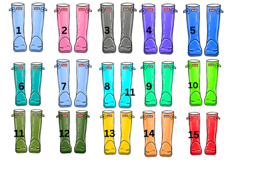 Family Welly Boot Print