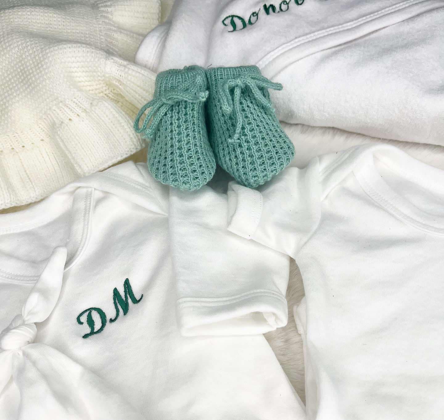 Personalised Embroidery Welcome Home Baby Set