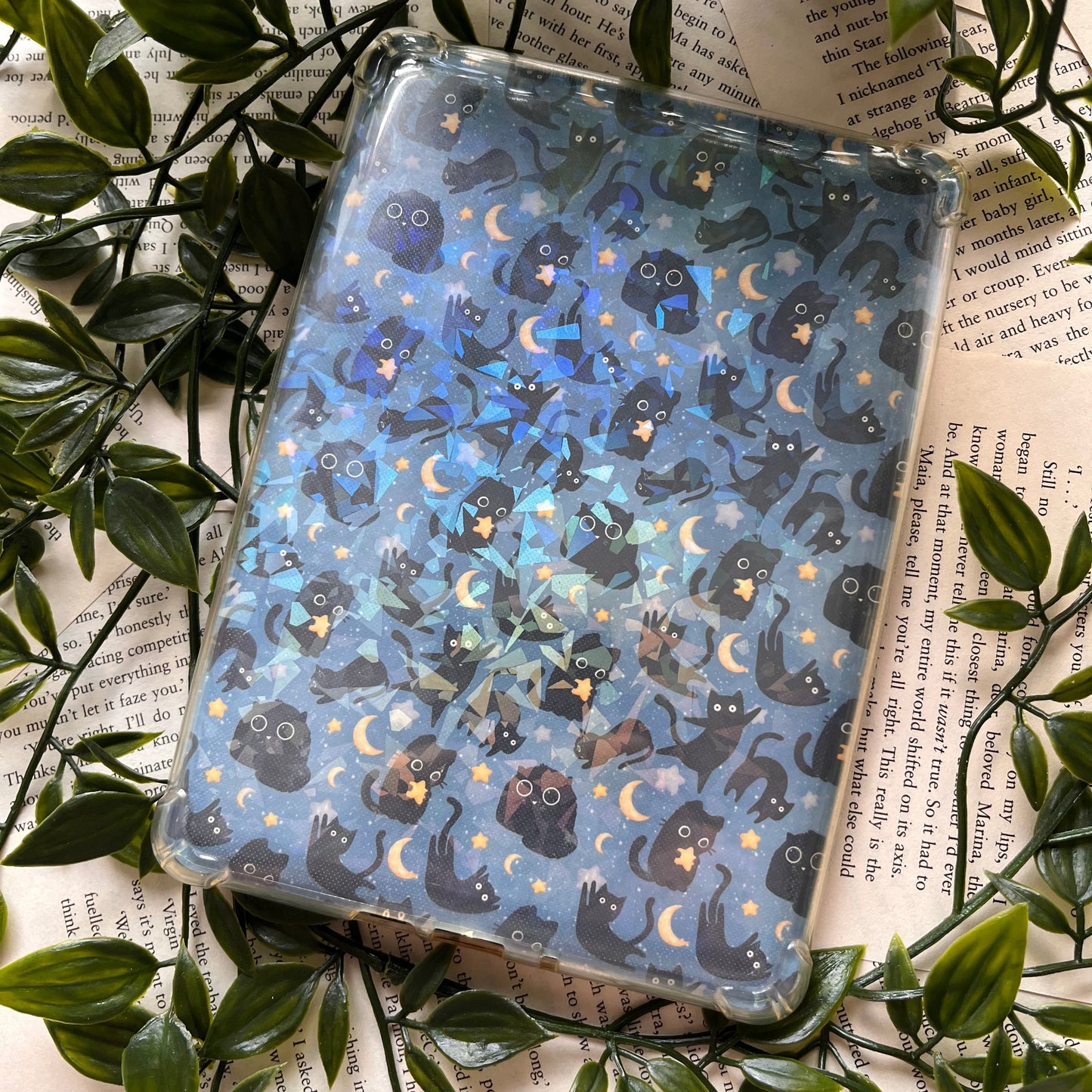 Galactic Cats Blue Kindle Insert