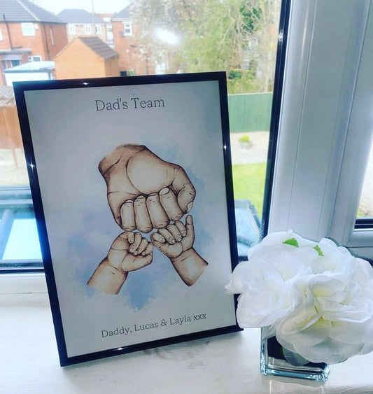 Personalised Our Family Hand Print