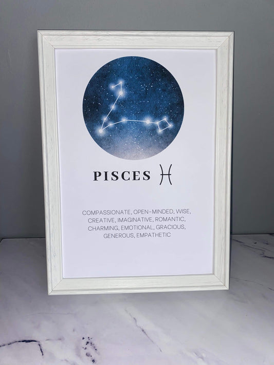 Personalised Star Sign Print