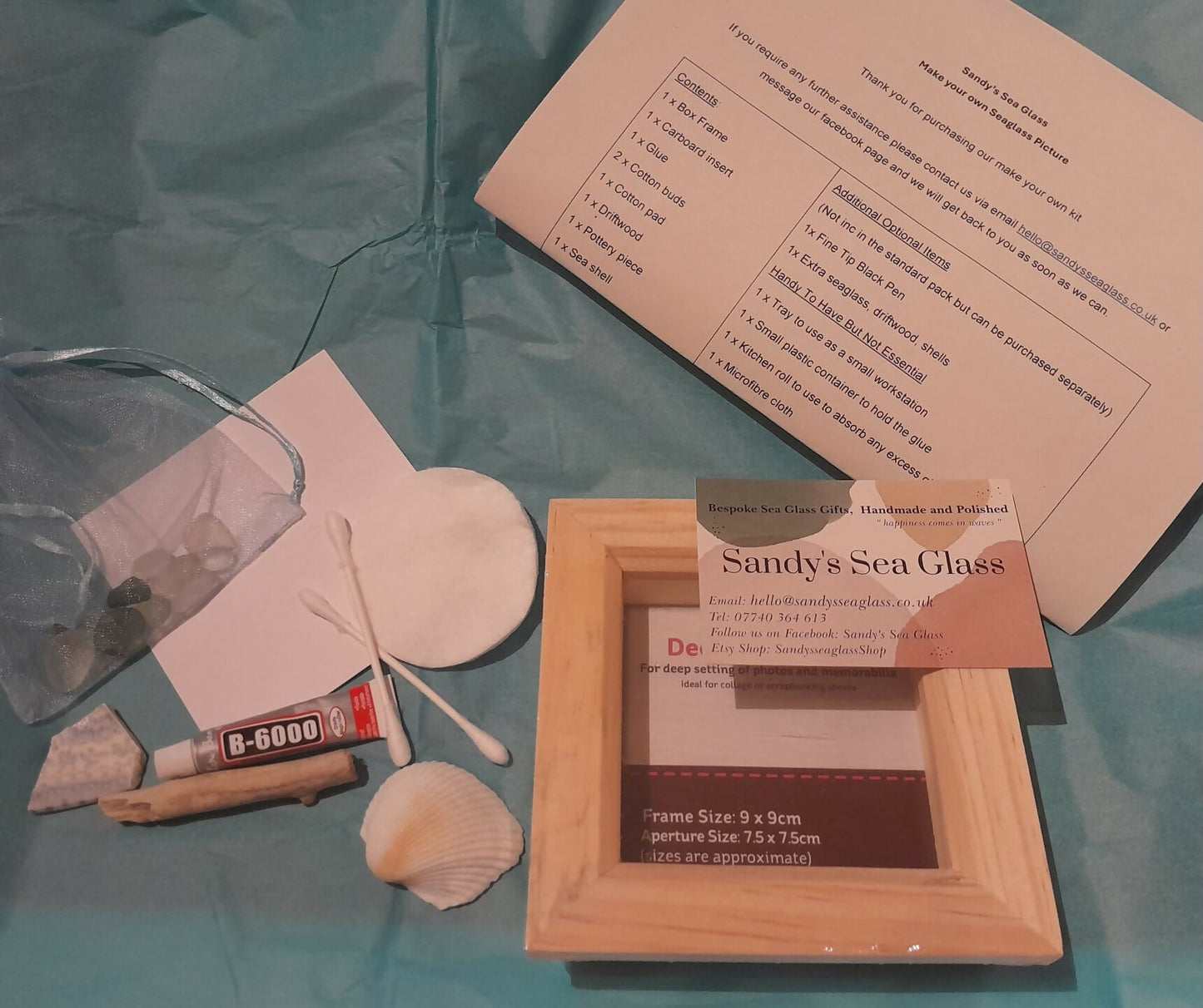 Seaglass Kit - Make Your Own Seaglass Picture