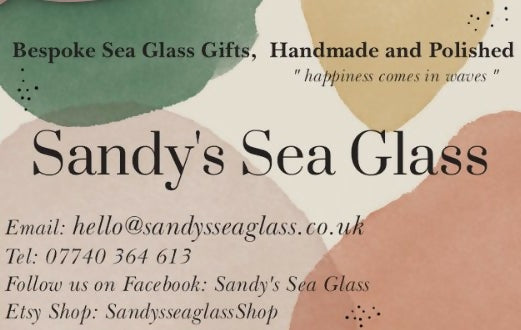 Seaglass Picture Frame - Christmas Bird