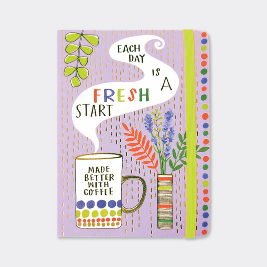 "Each Day is a Fresh Start" A6 Perfect Bound Notebook