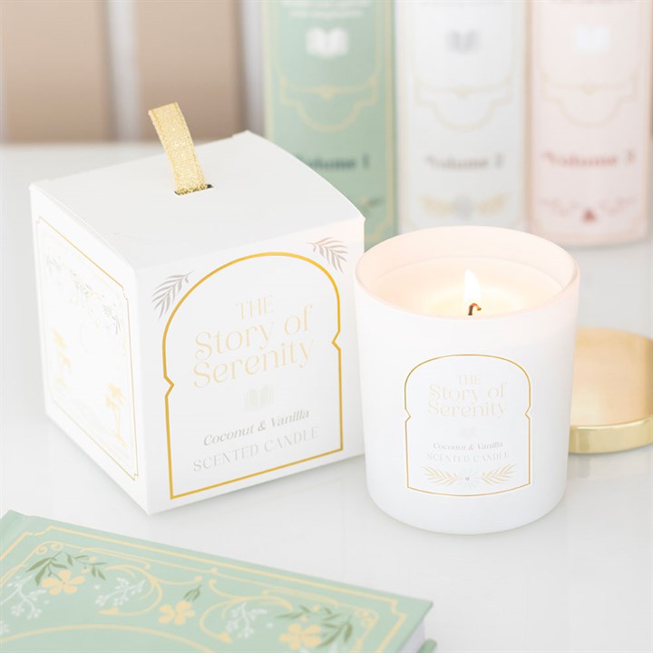 Coconut & Vanilla Candle: The Story of Serenity