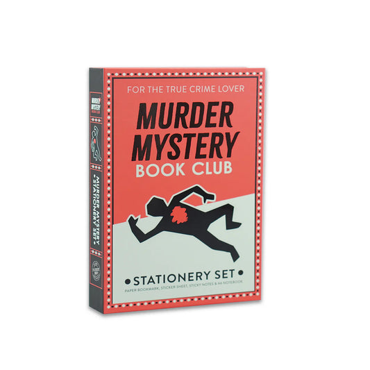 Book Lovers Murder Mystery book club Stationery Set