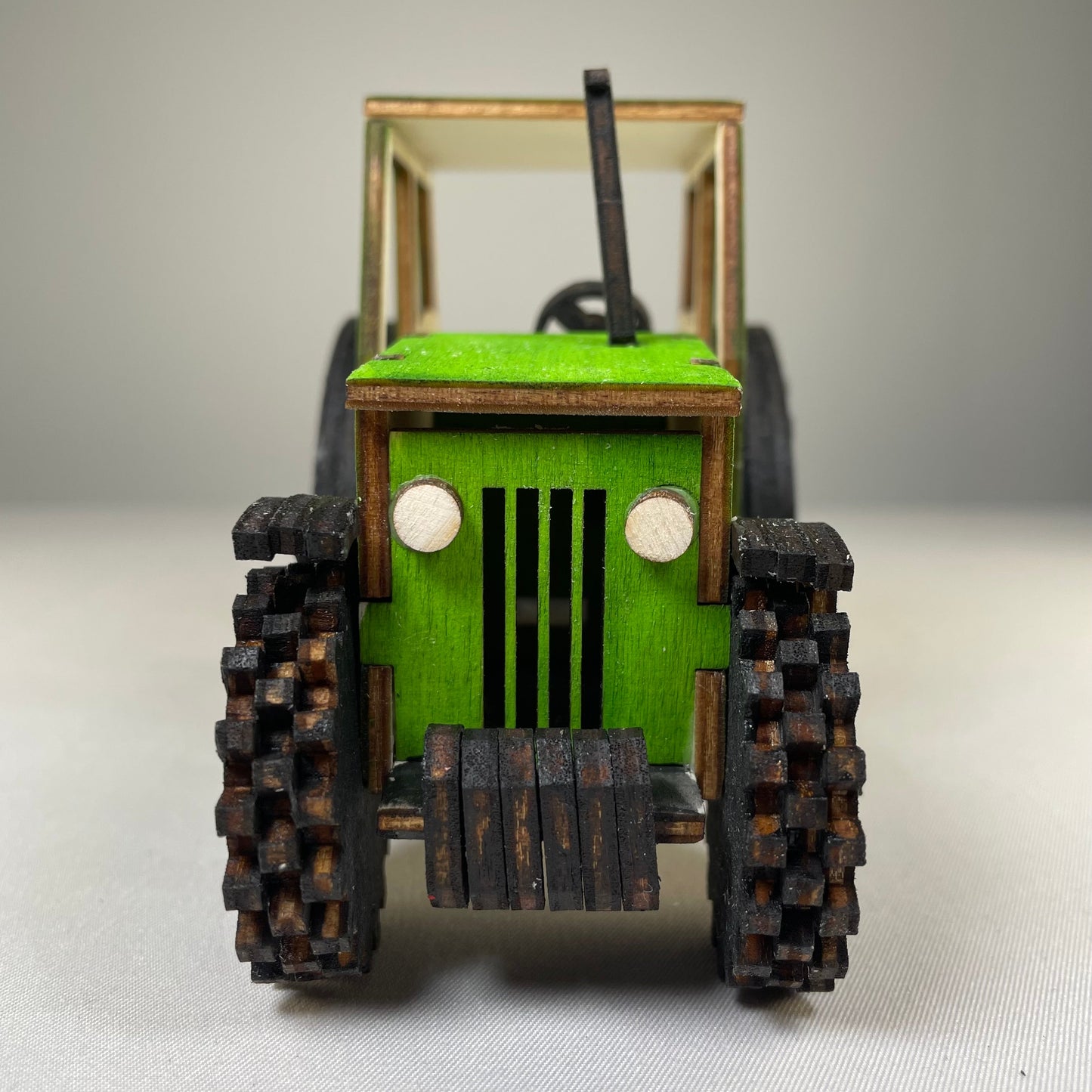 Tractor Puzzle - Pre-Built Model by Curious Rabbit ®