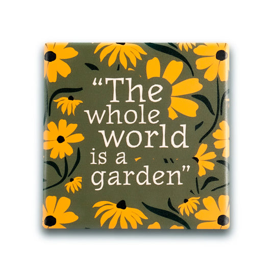 The Secret Garden Ceramic Coaster
