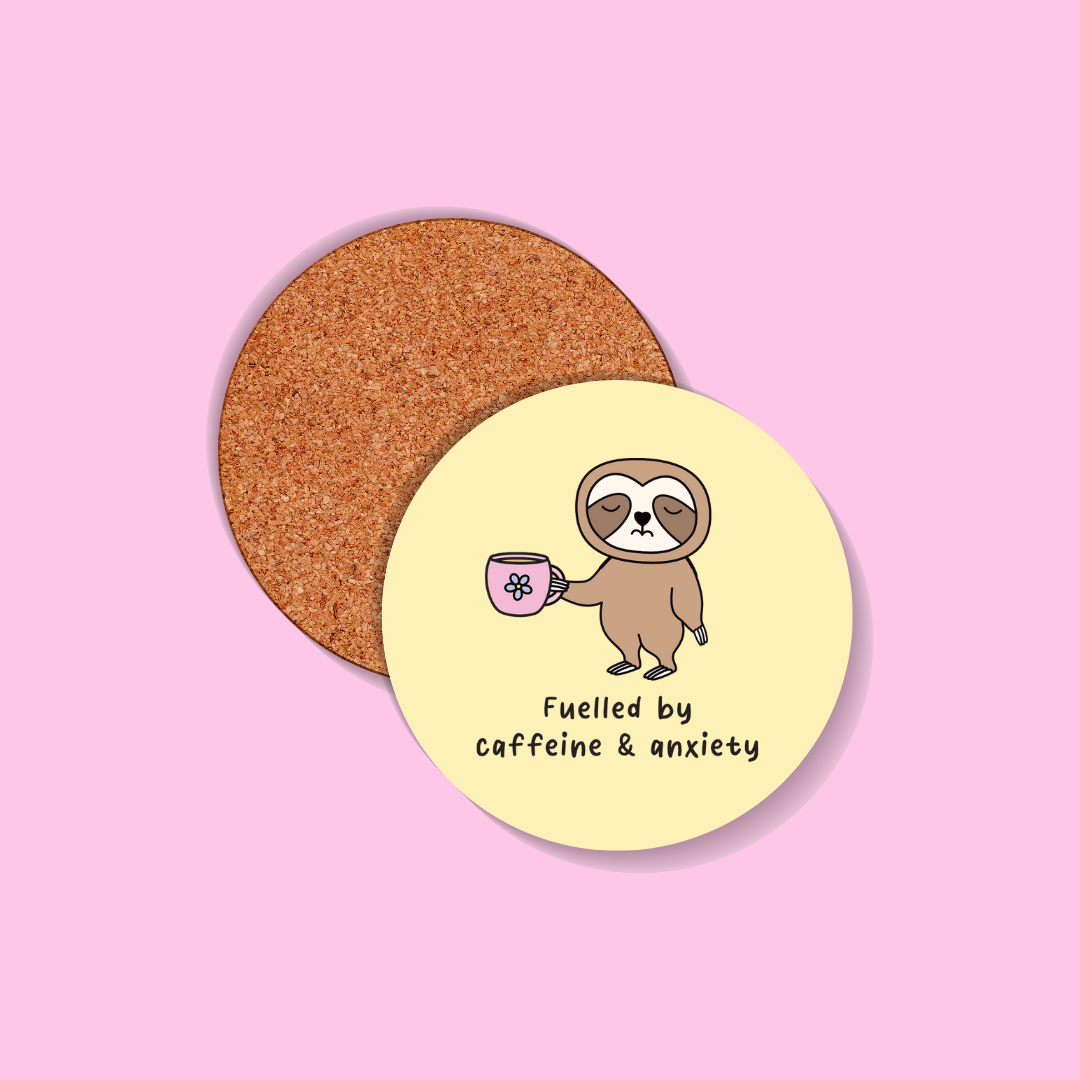 Fuelled by Caffeine and Anxiety Coaster