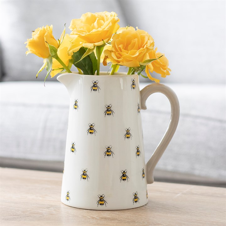Flower Jug: Bee Happy