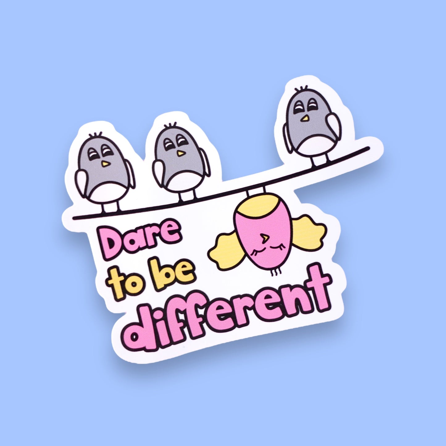 Dare to be Different Mini Sticker