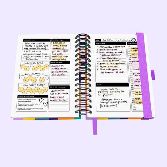 Daily Undated Spiral Spiral Journal