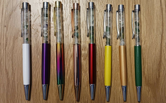 SEA GLASS FILLED BALLPOINT PEN