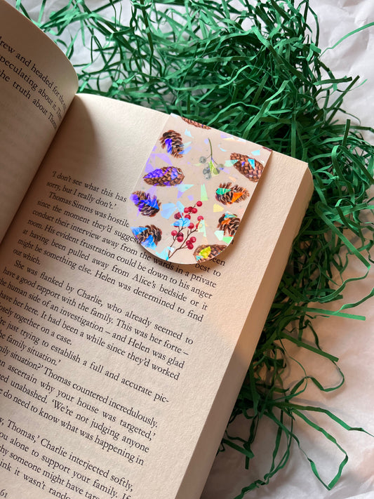 Pine Cone magnetic bookmark
