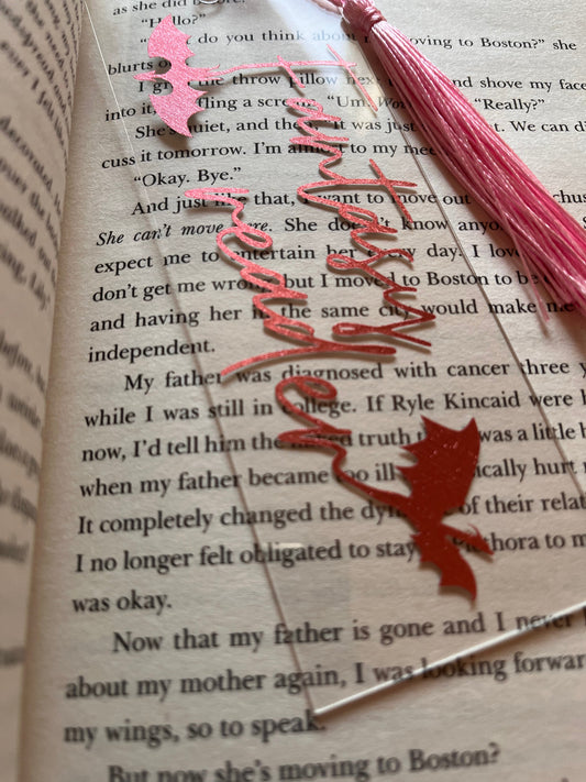 Fantasy Reader Acrylic Bookmark