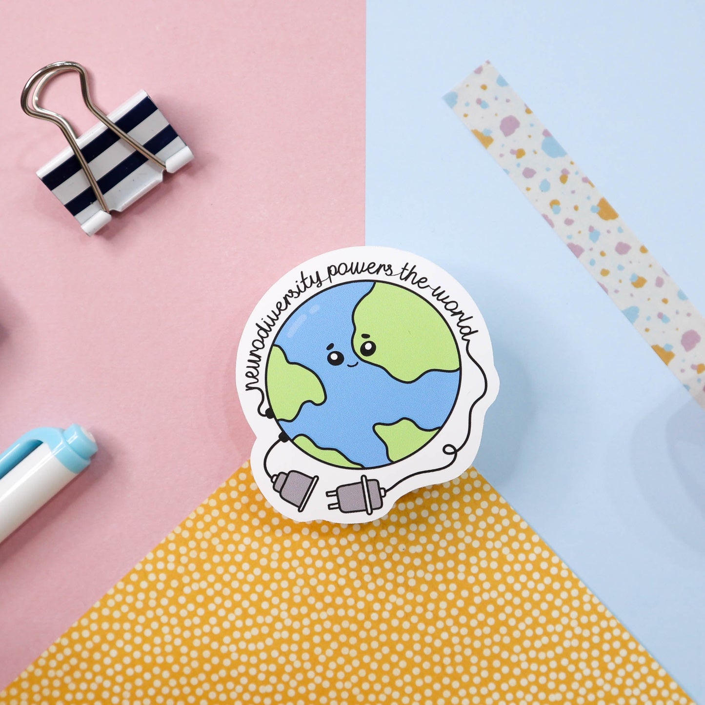 Neurodiversity Powers the World Sticker