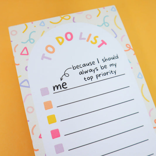 To Do List Notepad - I'm My Top Priority