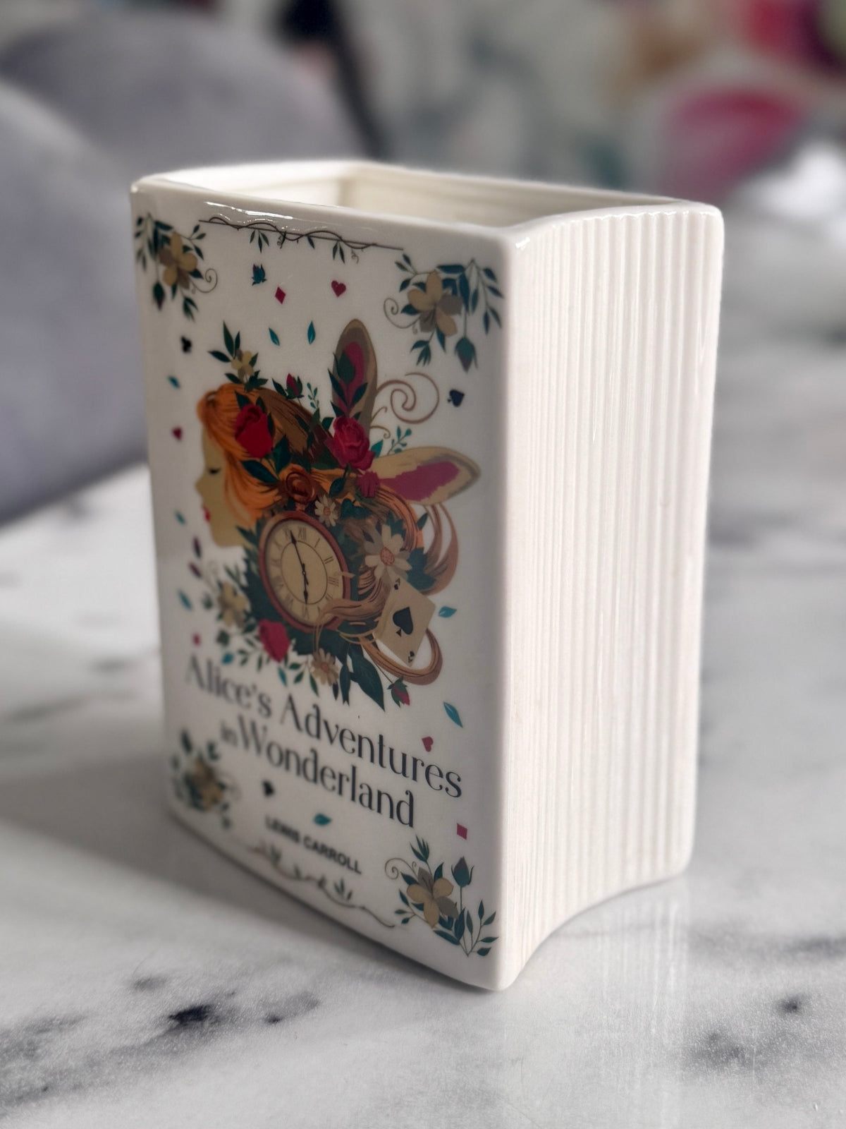 Book Vase: Alice in Wonderland