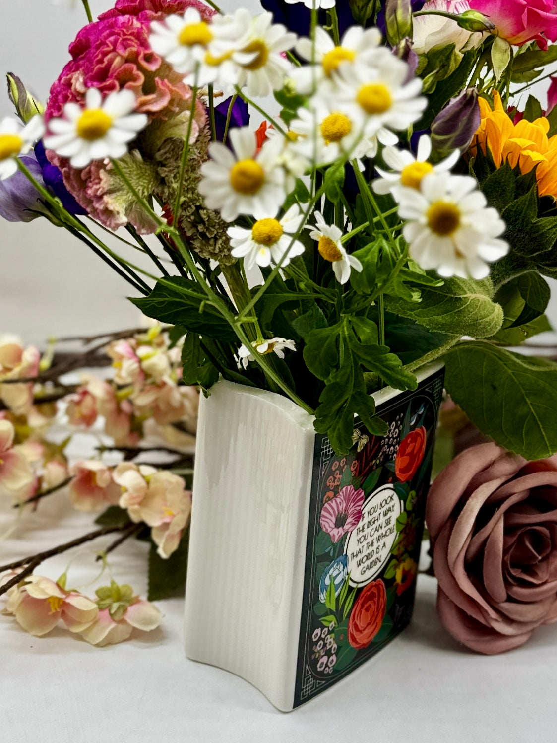 Book Vase: The Secret Garden