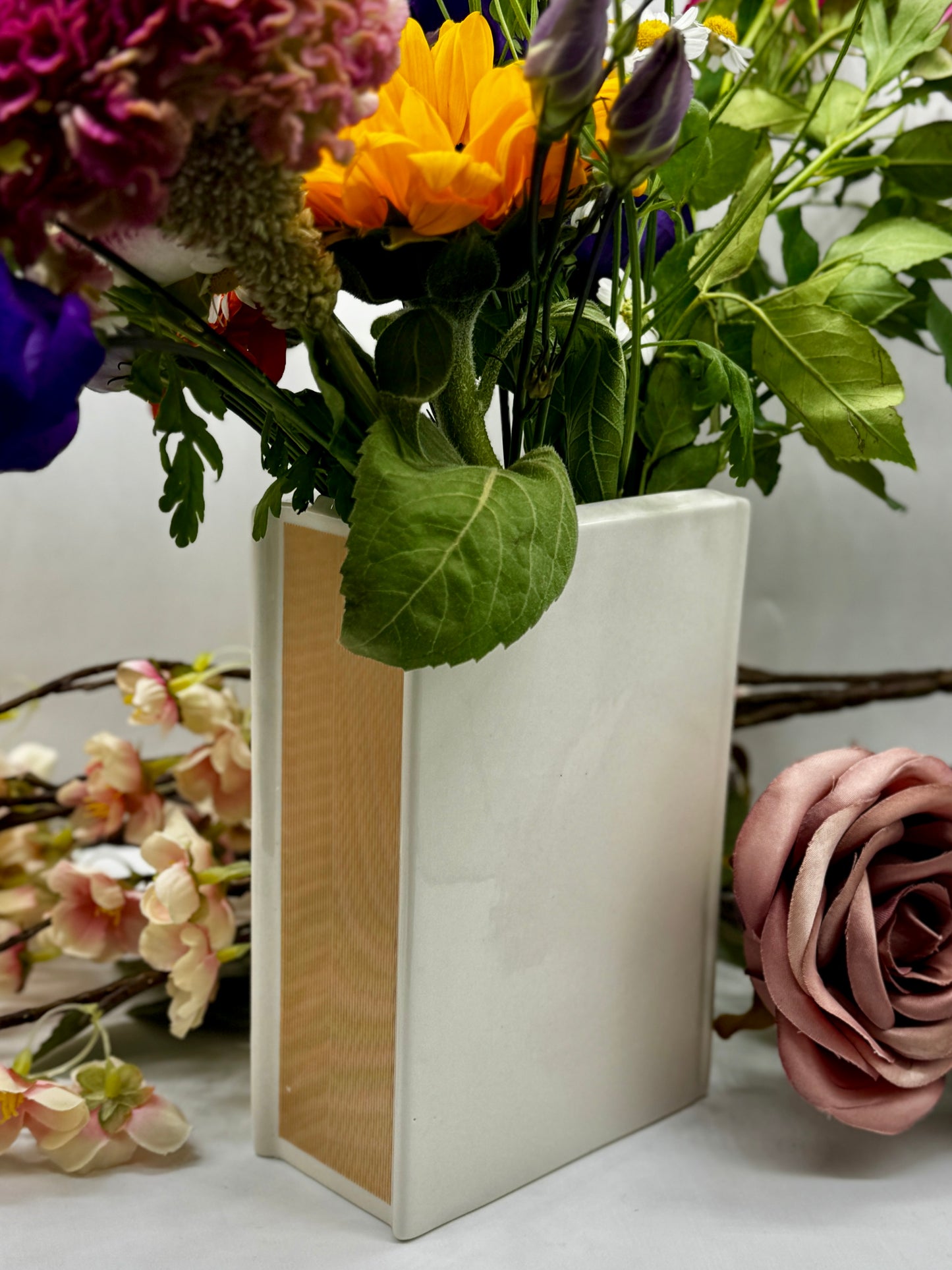 Book Vase: “And She Lived Amazingly Ever After”