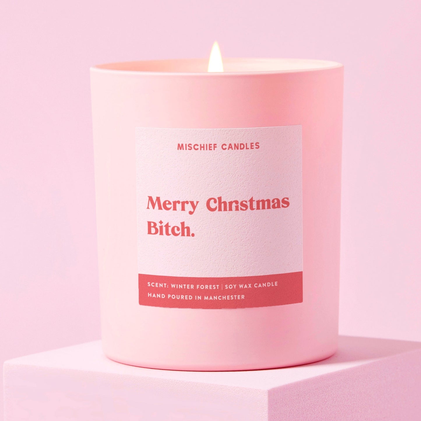 Merry Christmas Christmas B*tch Candle