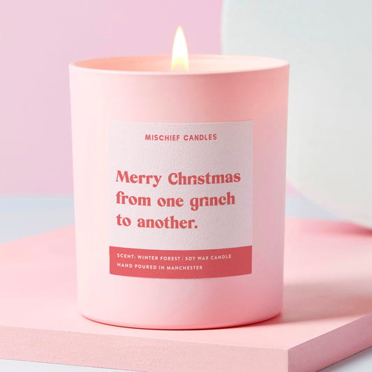 One Grinch To Another Candle