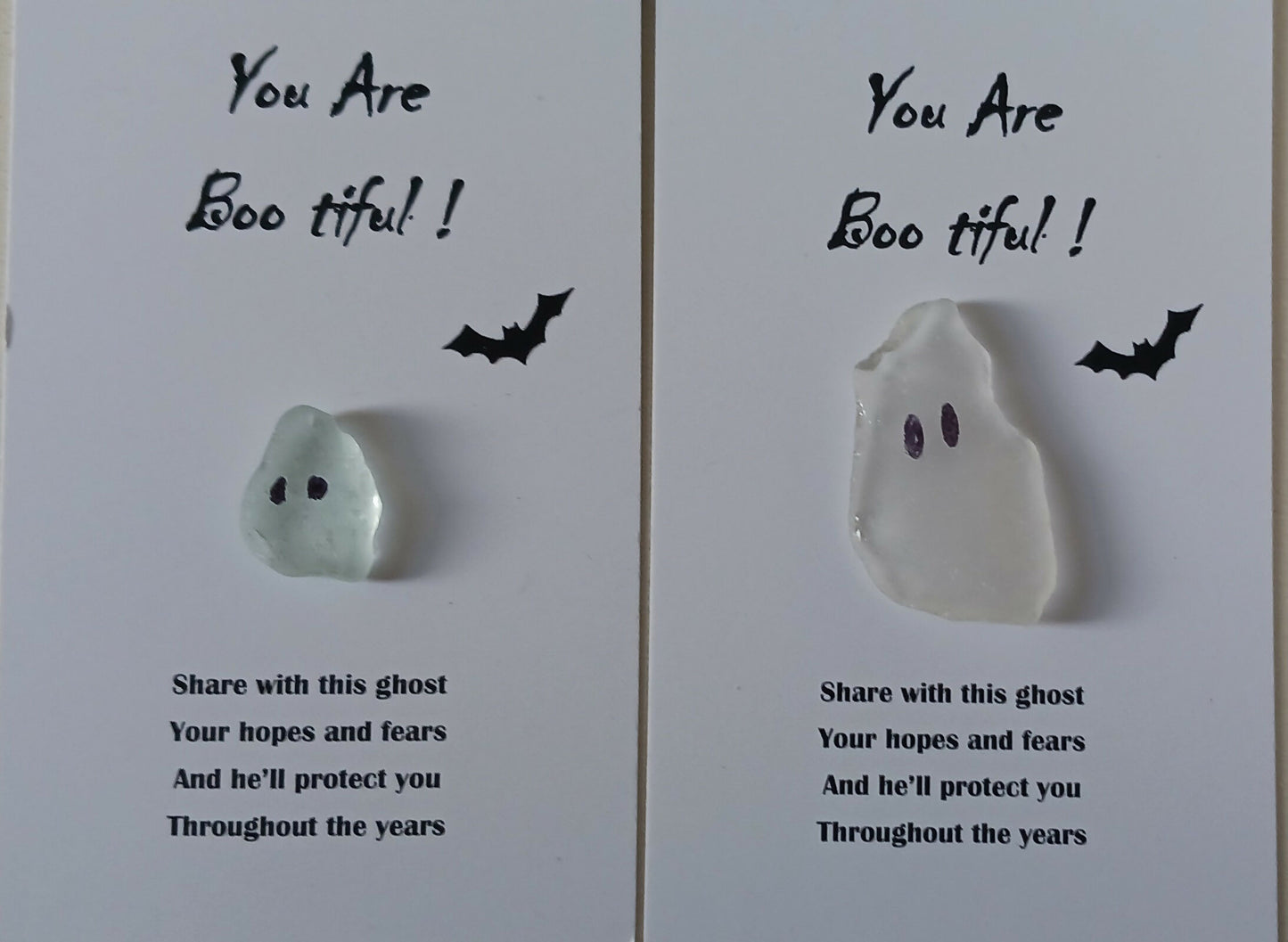 Sea Glass Ghost Pocket Hug