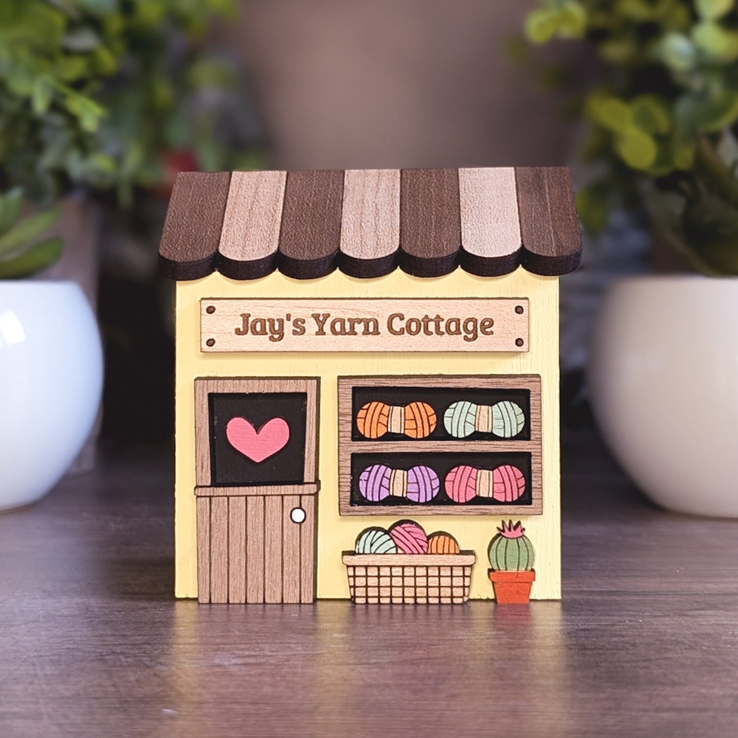 Personalised yarn shop Yellow