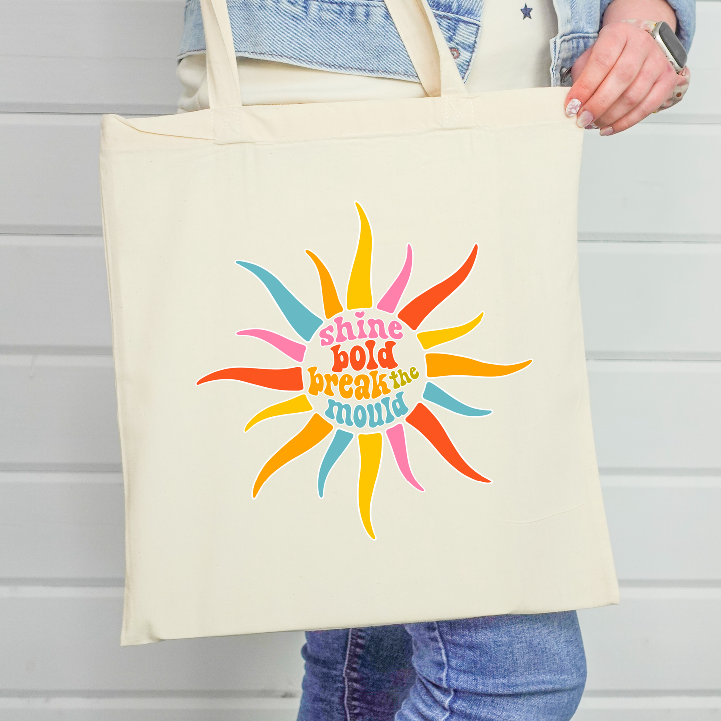 Shine Bold, Break The Mould Tote Bag