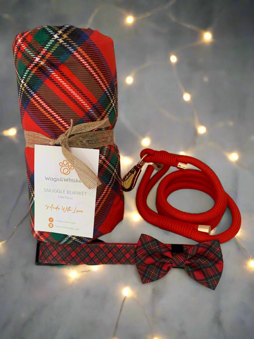 Red Rope Leash Flexible and Lightweight