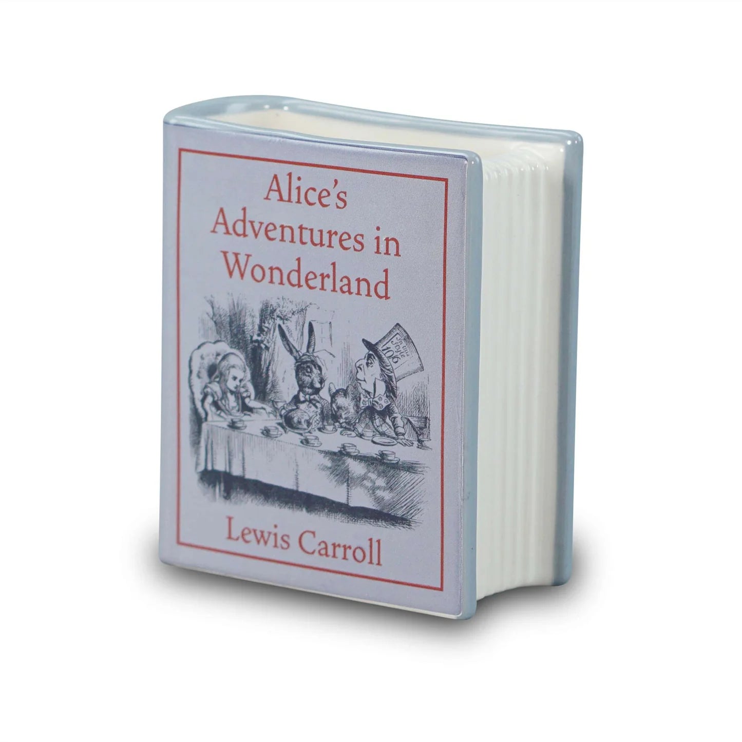 Book Vase: Alice in Wonderland (grey)