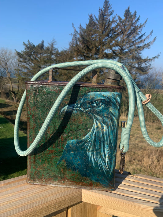 Sage Green Rope Dog Leash Flexible and Lightweight