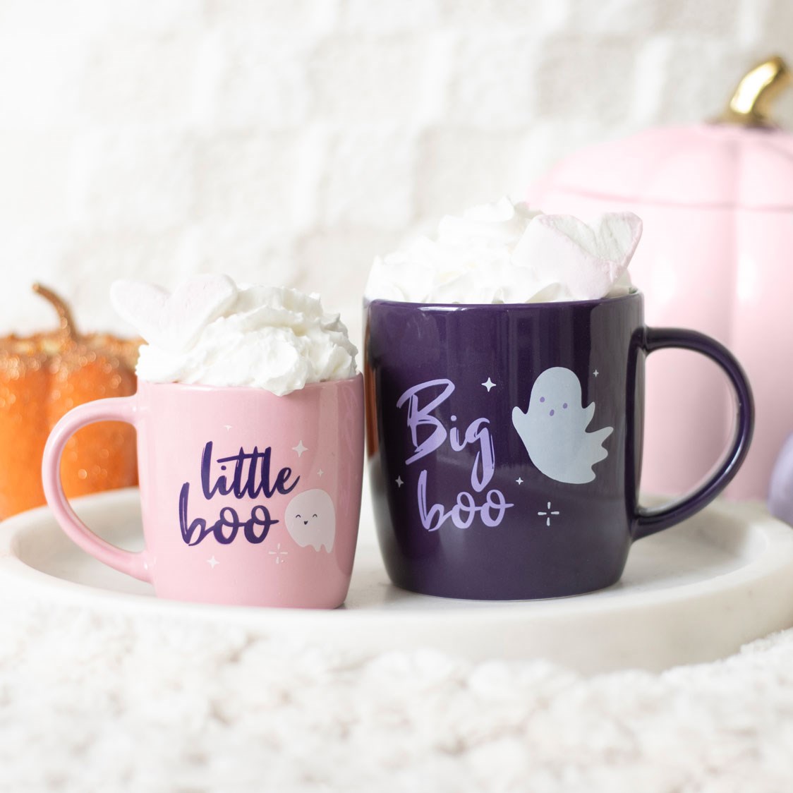 Big Boo & Little Boo Halloween Mug Set