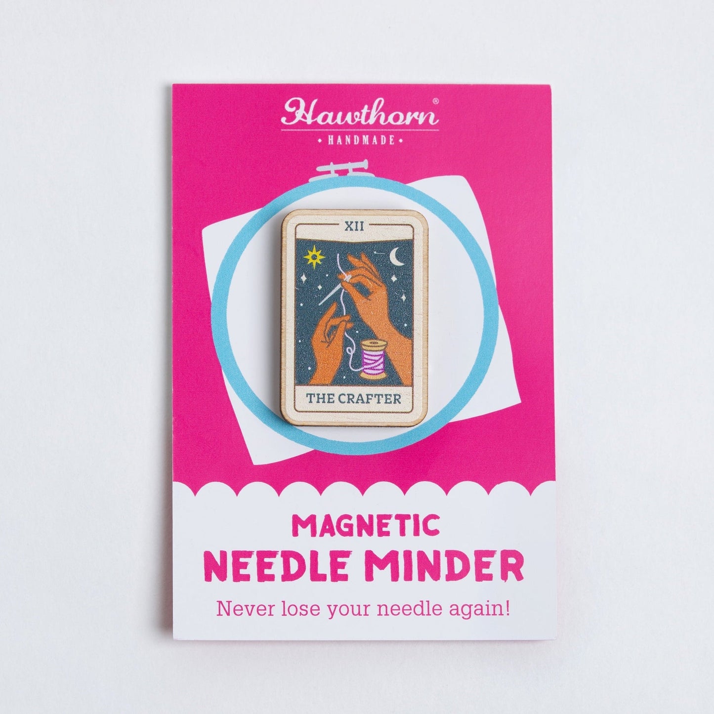 Tarot Card 'The Crafter' Magnetic Needle Minder