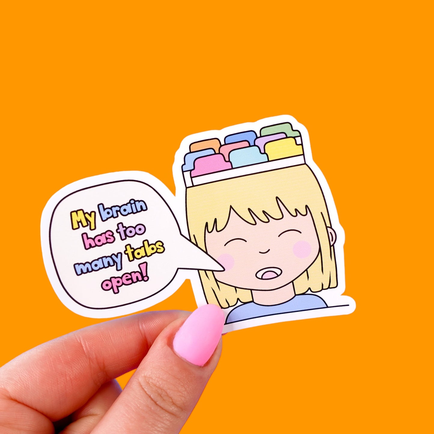 Too Many Tabs Sticker