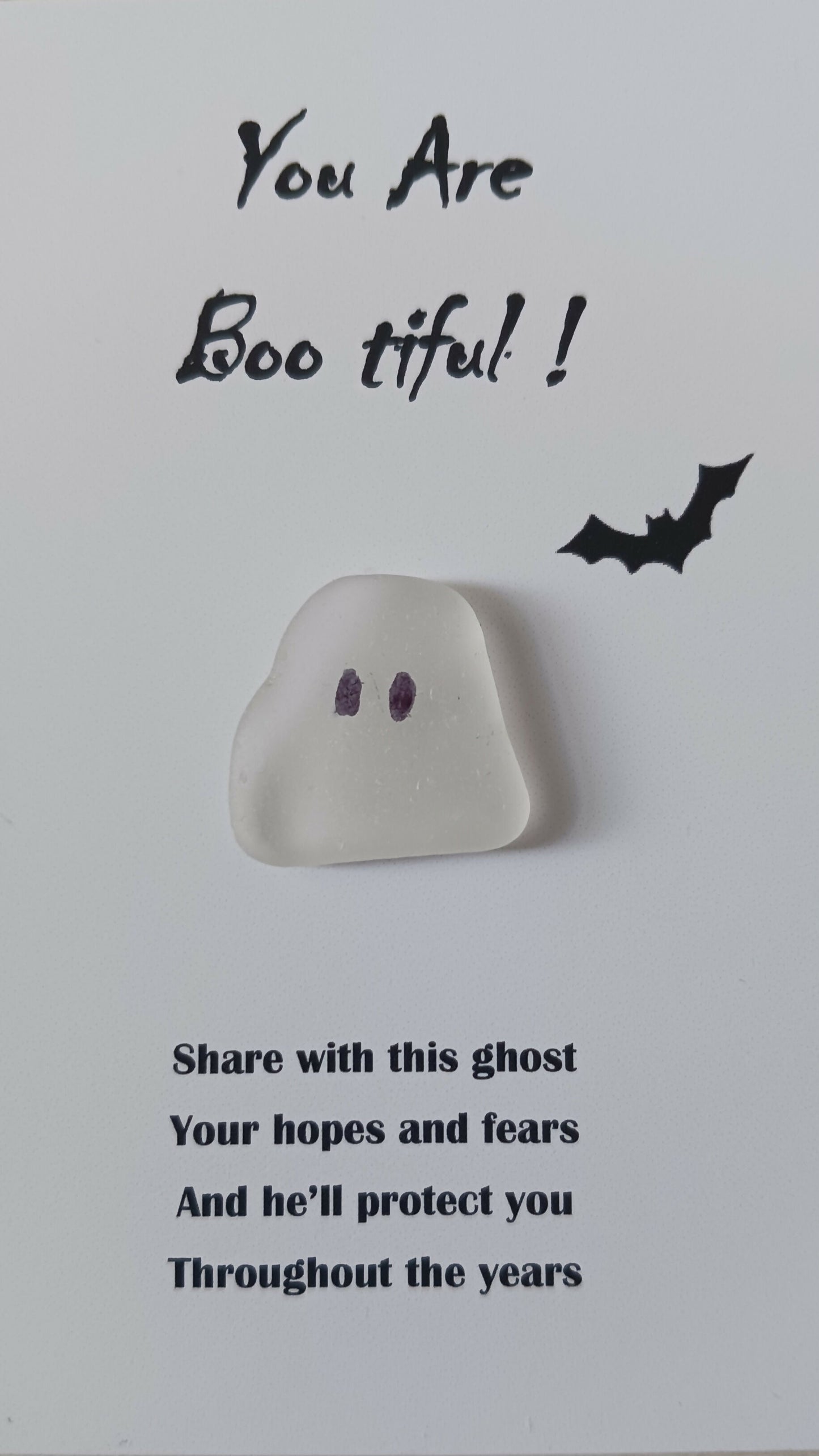 Sea Glass Ghost Pocket Hug