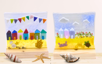 Fused Glass Summer Beach Scene Workshop Saturday, 16th May
