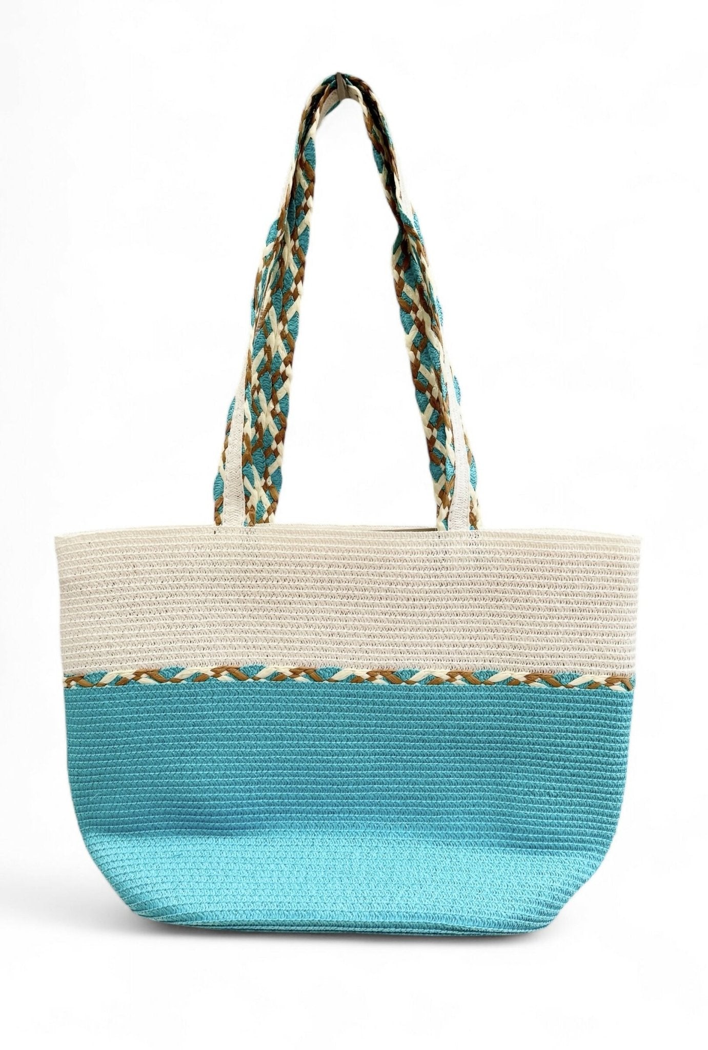 Blue Beach Bag - Forever After Boutique
