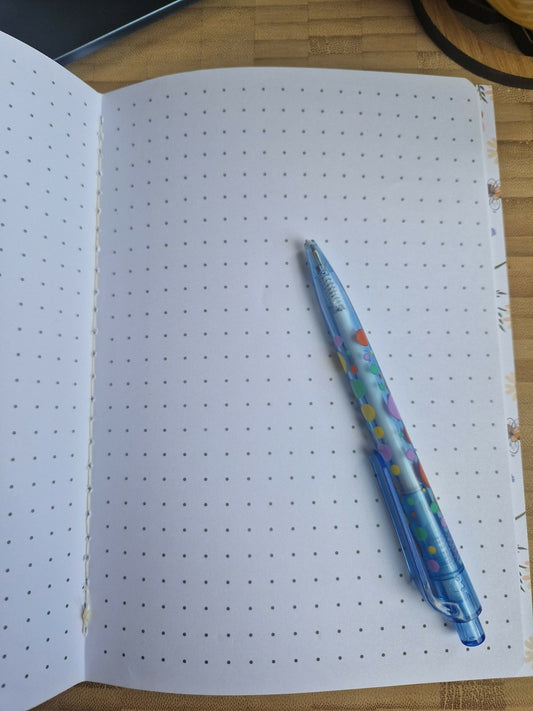 Bumblebee Dot Grid Soft Cover Notebook - Forever After Boutique