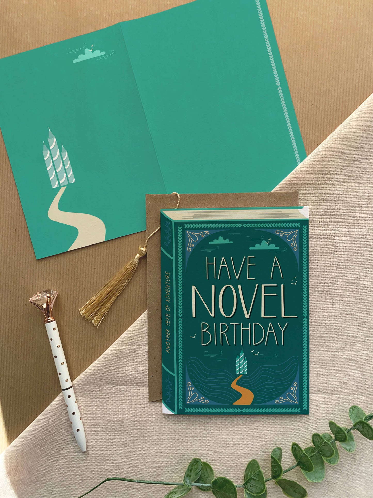 Novel Birthday Card – Wizard of Oz Book Style Greeting Card | Adventure Birthday