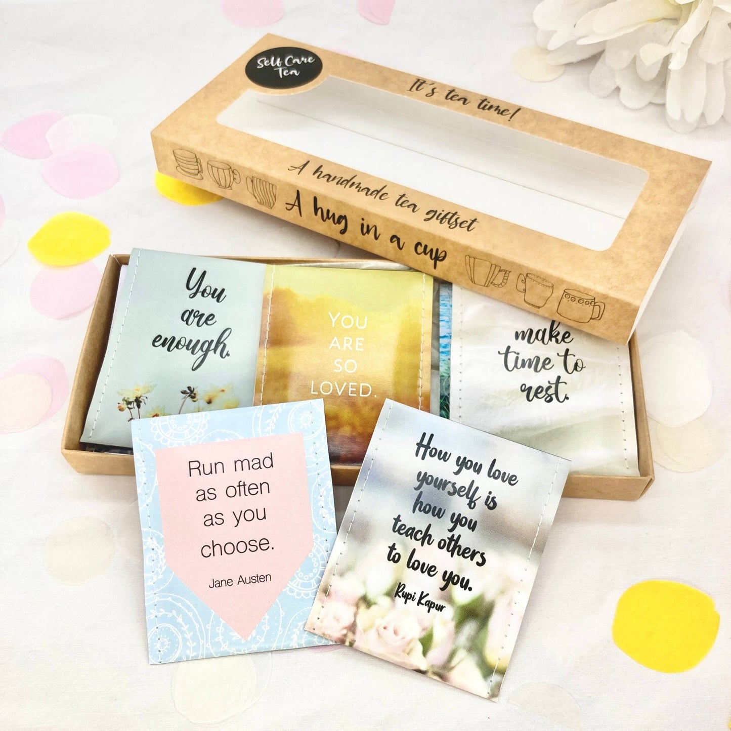 Care Package: The Self Care Tea Giftset: Mixed Tea Flavours - Forever After Boutique