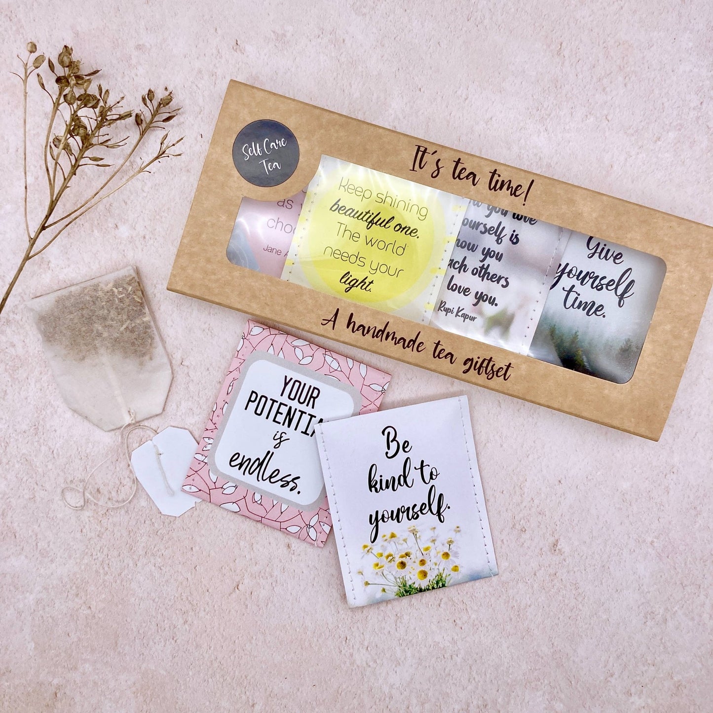 Care Package: The Self Care Tea Giftset: Mixed Tea Flavours - Forever After Boutique