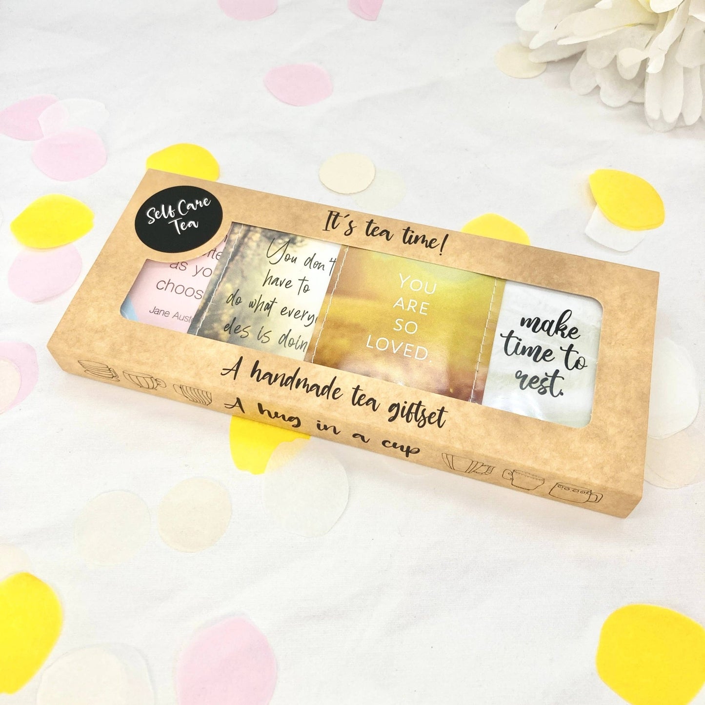 Care Package: The Self Care Tea Giftset: Mixed Tea Flavours - Forever After Boutique
