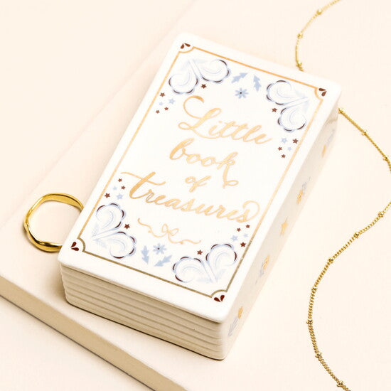 Book Trinket Pot: Little Book of Treasures