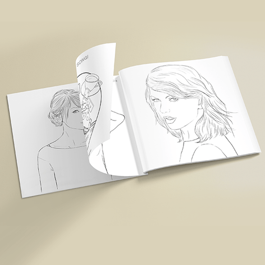 Colour Me Swiftly - Unofficial Taylor Swift Coloring book - Forever After Boutique