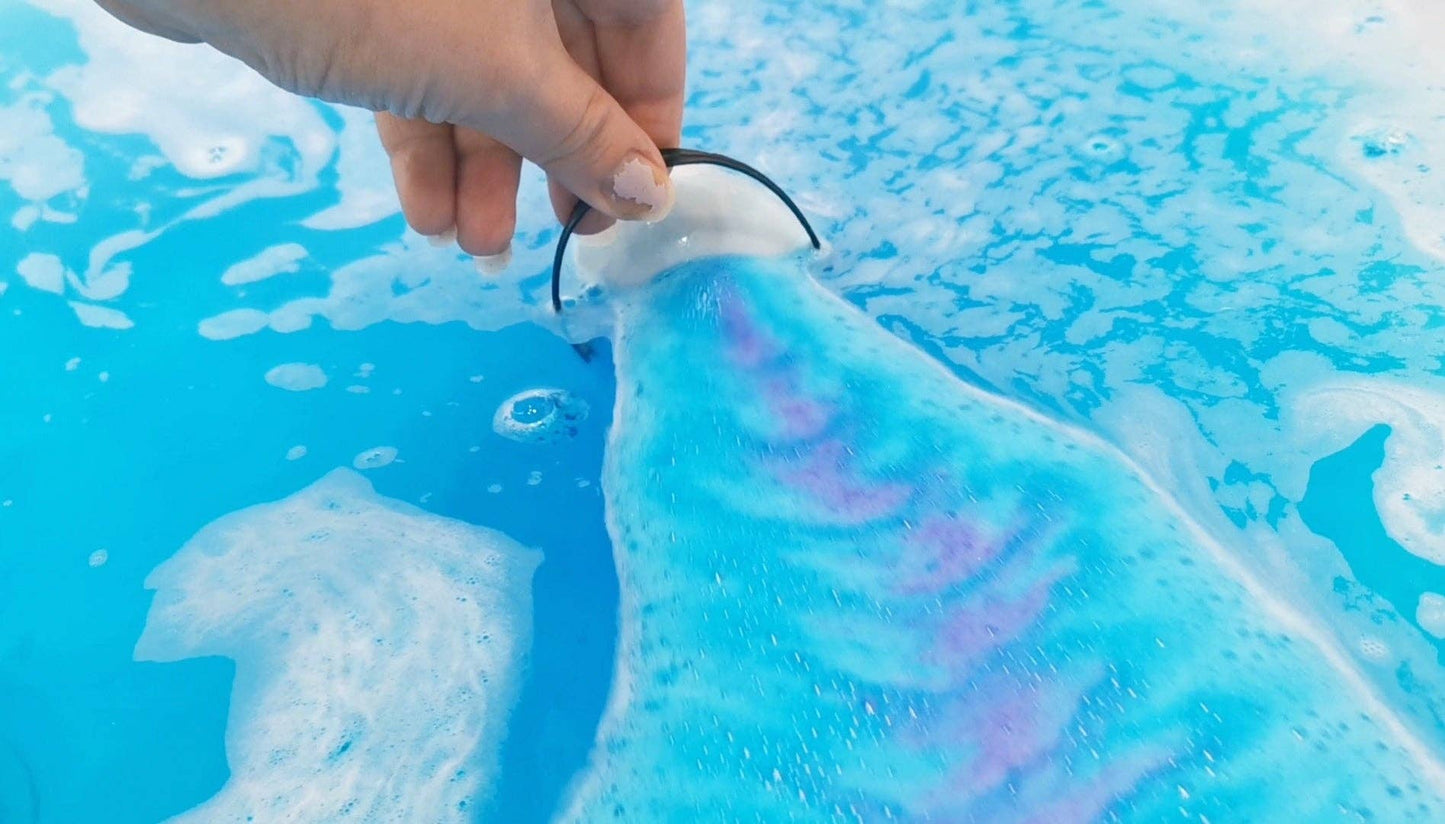 Blue Brain Skull Bath Bomb