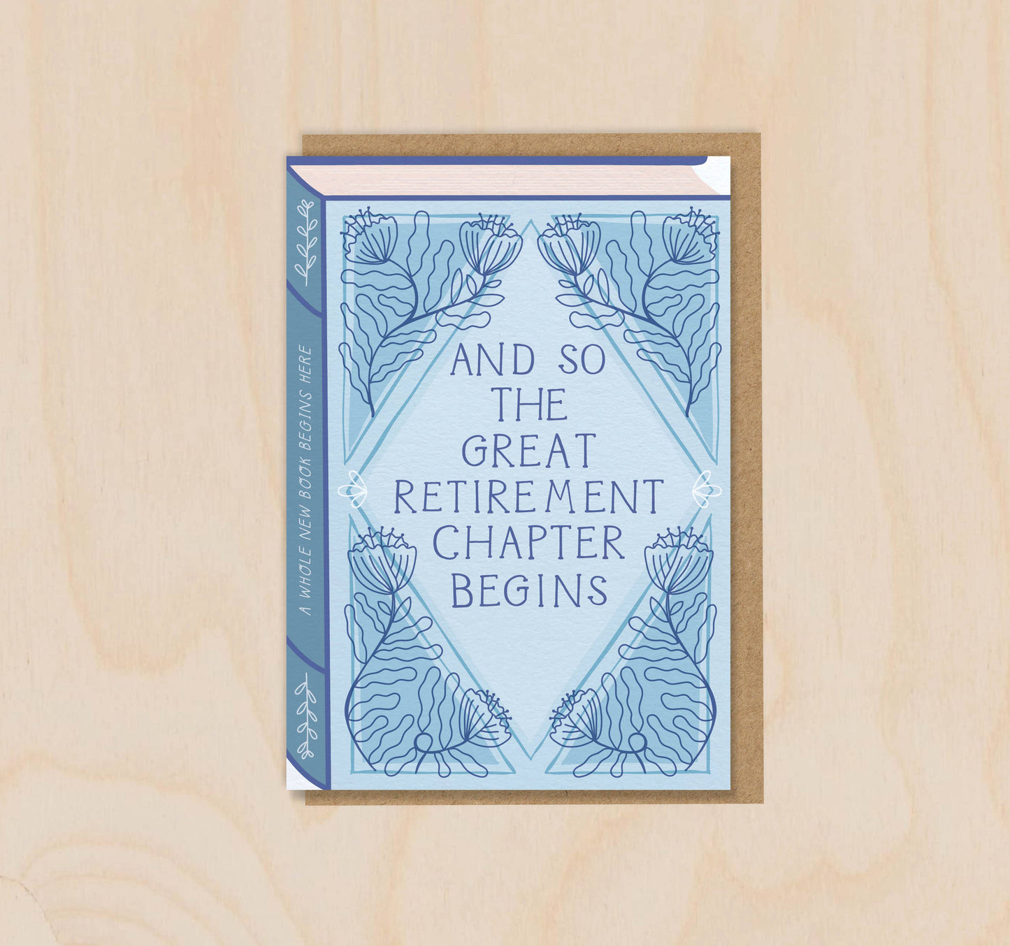 Retirement Book Card – And So the Great Retirement Chapter Begins