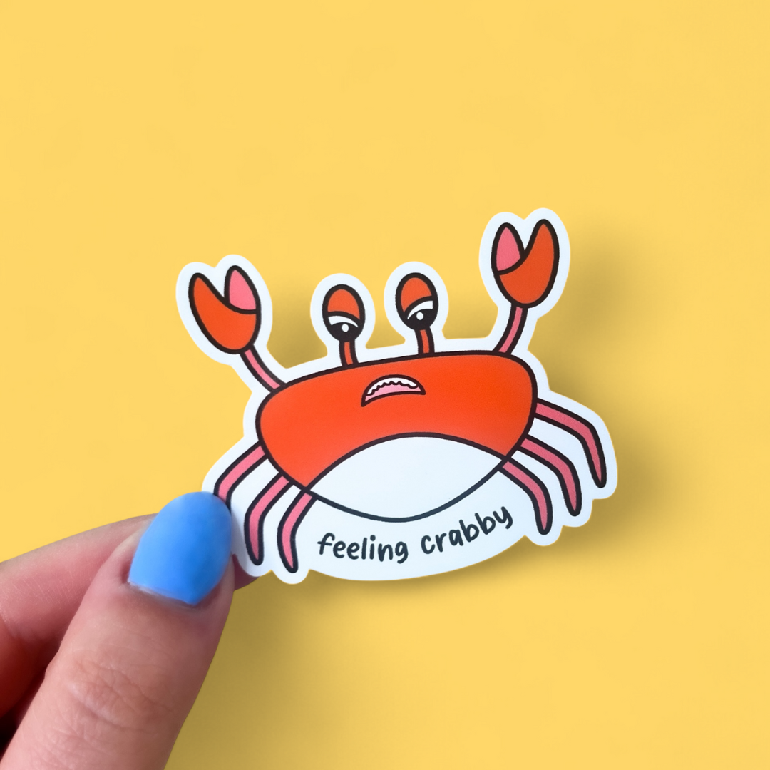 Feeling Crabby Sticker