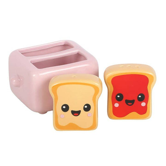 Salt and Pepper Shakers: Kawaii Toast Holder