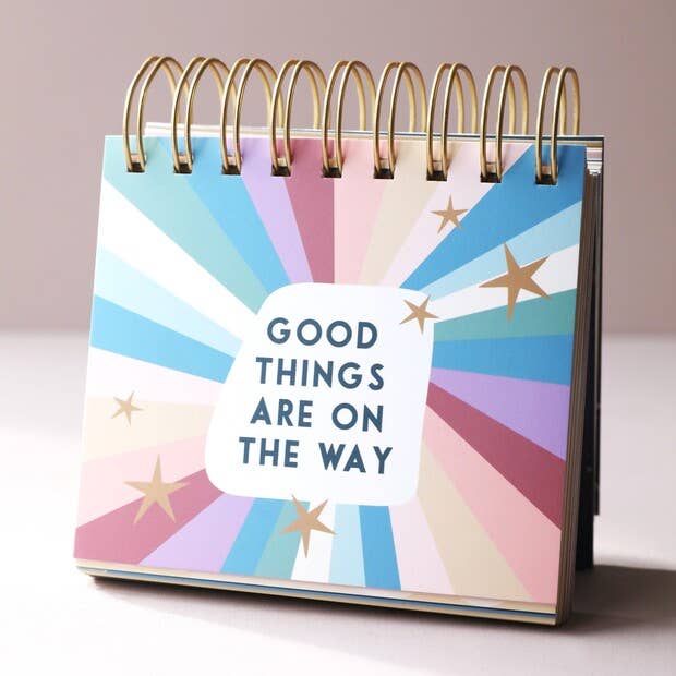 Floral Weekly Positivity Flip Chart - Forever After Boutique
